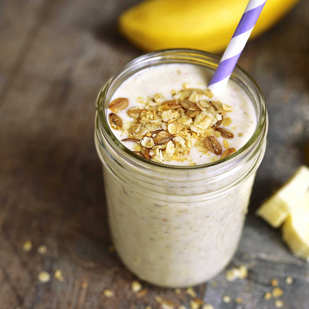 Banana-Oat Protein Superfood Smoothie